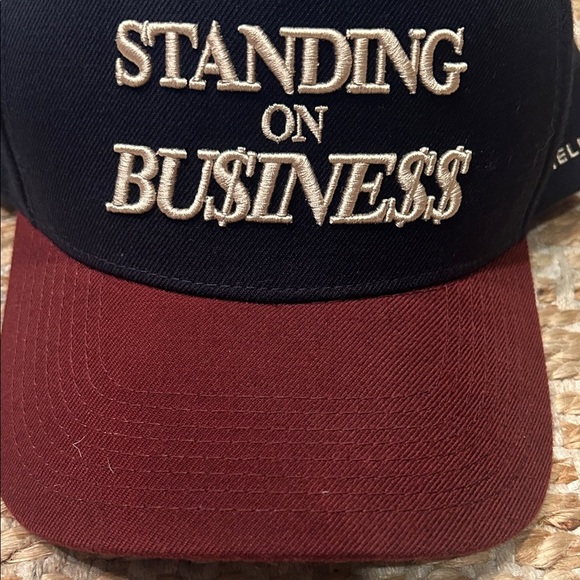 Field Grade Standing on Business Navy and Maroon Cap - Picture 3 of 11